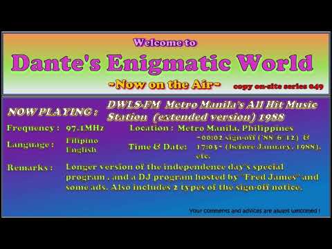 DWLS-FM 1988 (remake): Independence Day's program & DJ program by Fred James ~Copy On-Site 049~