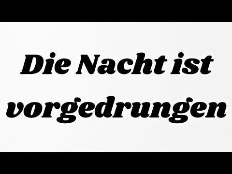EG 16 - Christlicher Lobpreis + Text - Die Nacht ist vorgedrungen - Jochen Klepper