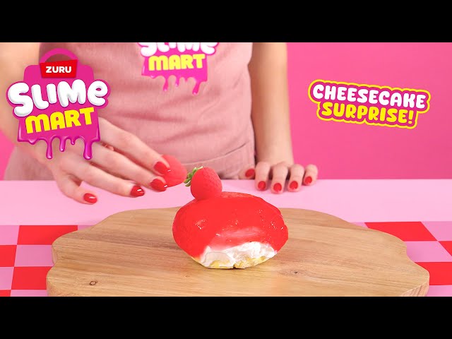 Игровой набор со слаймами Slime Mart серии Shopping Bag" &ndash; Клубничный чизкейк"