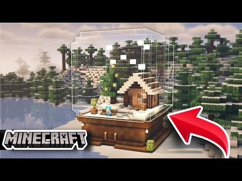 EPIC Christmas Snow Globe House Build 🎅🏠 | Minecraft