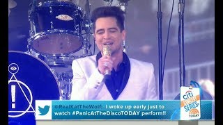 Panic! at the Disco performs &quot;I Write Sins Not Tragedies&quot; LIVE on the TODAY Show | June 29th 2018