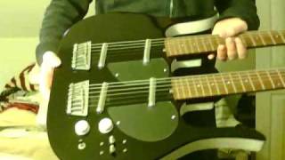 Video thumbnail for JERRY JONES Neptune Longhorn DoubleNeck Guitar (Baritone/Bass VI) danelectro fender wilco nels cline by celtusfergus