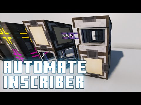 How To Automate Inscriber In Applied Energistics 2 (Beginner Guide)