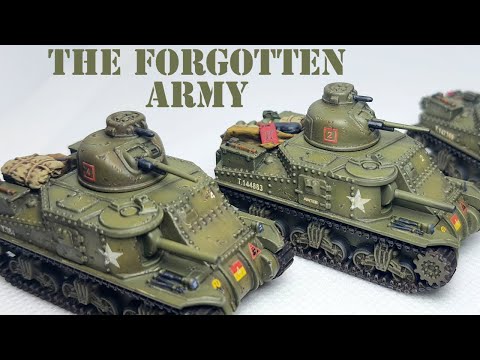 Guide to Painting British WW2 14th Army tanks in Jungle Green - Flames of War