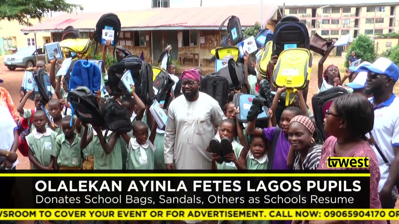 Olalekan Ayinla Foundation Supports 500 Less Privileged Pupils in Lagos