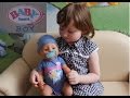 Кукла Baby born Boy, распаковка Бeби Борн , интерактивная кукла-мальчик 