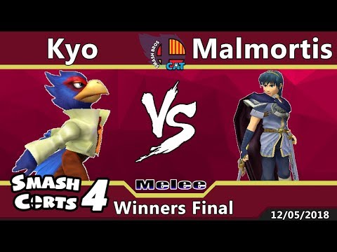 SmashCorts #4 - SSBM Singles - Kyo (Falco) vs Malmortis (Marth) - Winners Final