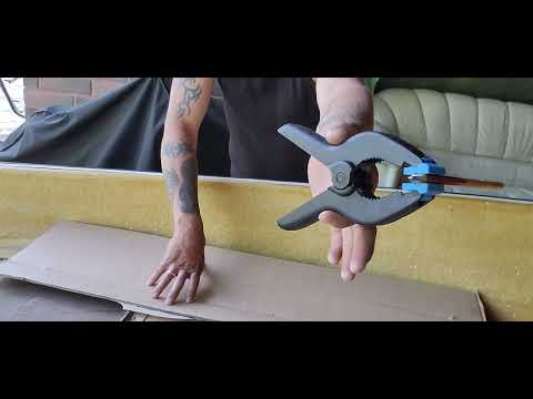 Pikku vinkki heittotason leikkaamiseen veneen kylkien muotoisiksi👌