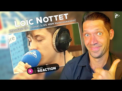 Loïc Nottet - Chandelier (Sia Cover) [LIVE MNM Marathonradio] Reaction