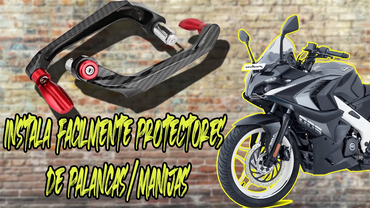 Instalando protectores de palancas/manijas en una Pulsar Rs200 | Accesorios que protegen