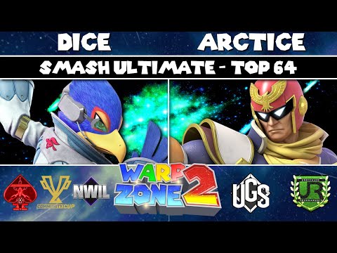 Warp Zone 2 Winners Top 64 - Dice (Falco) vs Arctice (Captain Falcon) - Smash Ultimate