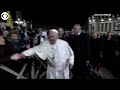 WEB EXTRA: Pope Pulls Away From Woman Who Grabbed And Pulled His Hand