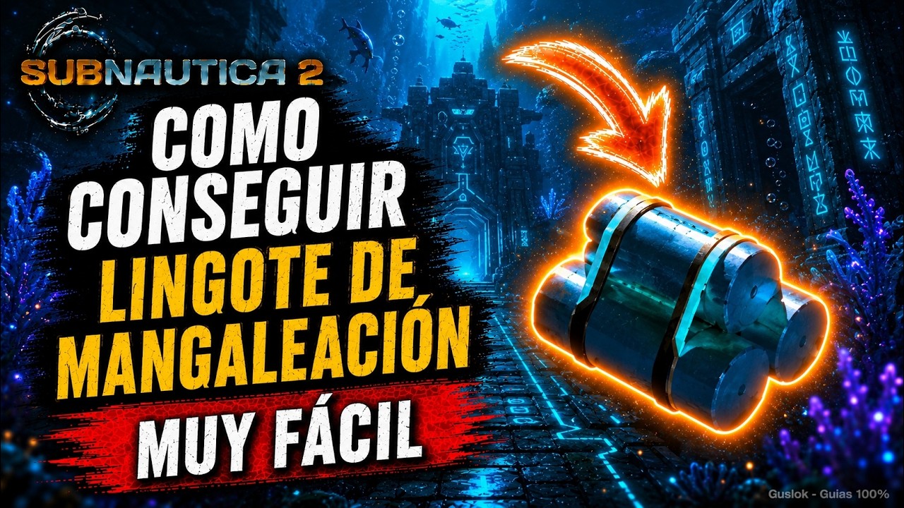 Cómo Conseguir Lingote de Mangaleación Fácil | Receta y Materiales Subnautica 2 Cómo Conseguir Lingote de Mangaleación Fácil | Receta y Materiales Subnautica 2