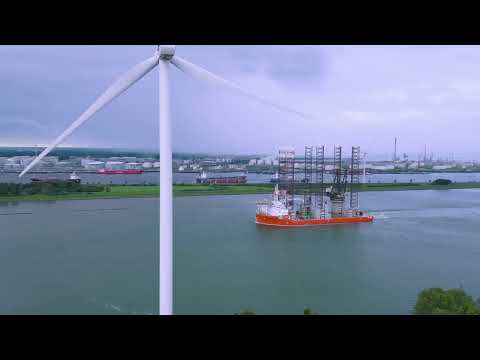 Cadeler crane projects by GustoMSC: Arrival Wind Orca at Mammoet