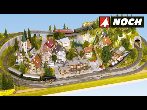 NOCH Modellbau Aufbau von Fertiggeländen für die Modelleisenbahn