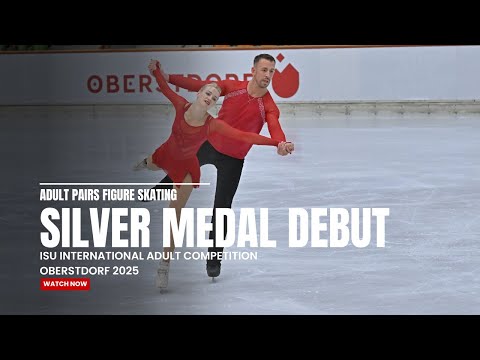 Artistic Pair Skating | Silver Medal Debut | ISU International Adult Competition Oberstdorf 2025