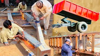 The Craftsman Build a Tractor Trolley Handmade Production in Workshop | How to Make Tractor Trolley