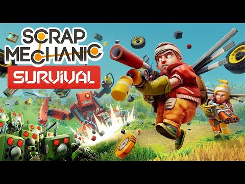 Hay Bot Smasher ! Keep your Crops Safe (Scrap Mechanic Survival 2#)