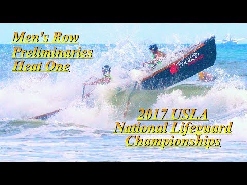 2017 USLA National Lifeguard Championships / Daytona Beach / Men's Row / Preliminaries / Heat One