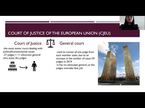 The EU Law & The Court of Justice of the European Union-Presentation by Sabina Grigore