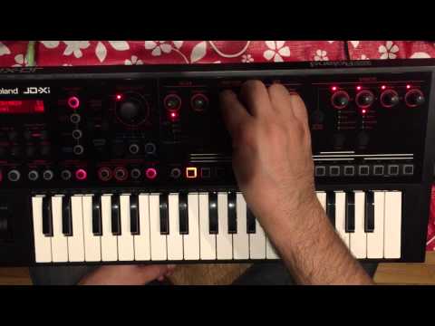 Roland JD-XI demo ambient performance