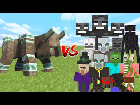 RAVAGER vs ALL MOBS in Minecraft Mob Battle