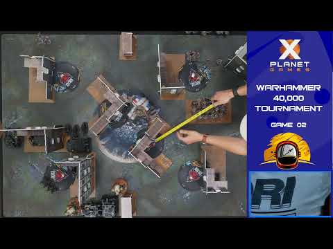 40K Tournament Game 2: Chaos Space Marines vs Black Templars