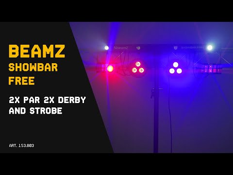 BeamZ ShowBar FREE 2 Par LED + 2 Derby RGBW + Strobo