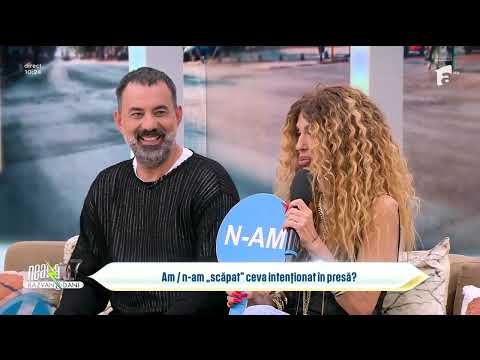 Raluca Bădulescu și Florin Stamin au jucat „Am/N-am” la Neatza: „Am avut o aventură!”