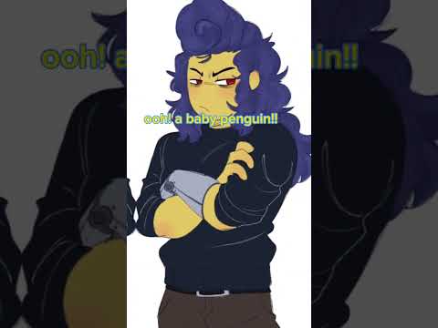 it's a baby penguin caught on an iceberg!! wally aus #wallydarling #welcomehome