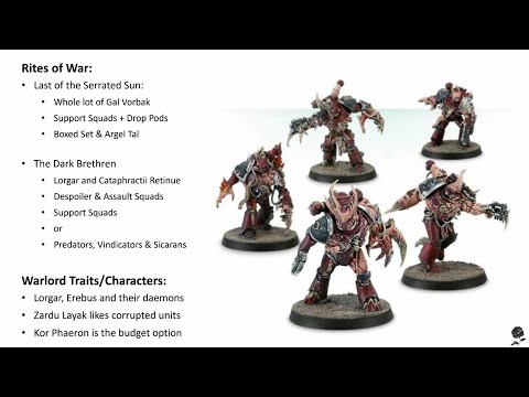 Horus Heresy 2nd Ed: How to Build a Legion – Word Bearers