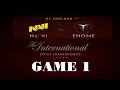 The international 2011: Na`Vi vs EHOME Grand Final - GAME 1