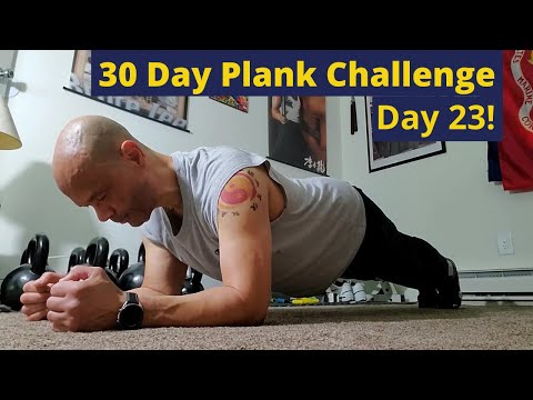 30 day plank challenge day 23