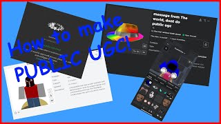 how to upload your own UGC items! (public ugc update) (WORKS 2024, BYPASSES REQUIREMENTS)
