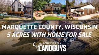 5± Acres in Marquette County WI | Custom Home, Pool, Pole Building & Hunting