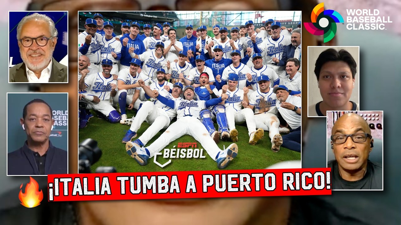 ITALIA YA NO ES LA CENICENTA tras ELIMINAR a PUERTO RICO y pasar a semis | ESPN Beisbol