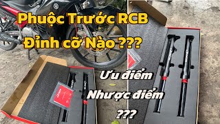 Review Phuộc Trước RCB gắn Exciter 135 ?? Ưu và nhược điểm ?? #baonhotvungtau #rcb #exciter