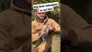 Red Dead Redemption Skinning Rabbit in real life!