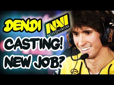 FOR THE FIRST TIME EVER! DENDI CASTING HIS OLD TEAM NAVI LIVE! NEW JOB AS A CASTER?