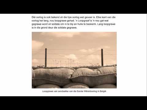 Graad 8 Geskiedenis Eerste wereldoorlog