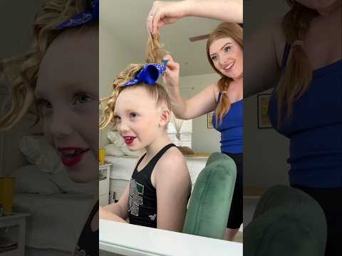 “helping” my opinionated daughter *grwm* FIRST cheer comp!!!