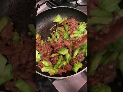 Beef with Ampalaya #shorts | Beef with Bitter Melon| Beef ...