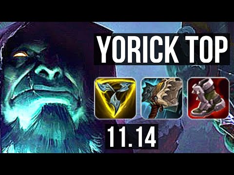YORICK vs SYLAS (TOP) | Rank 3 Yorick, 1400+ games, 1.6M mastery, Godlike | BR Grandmaster | v11.14