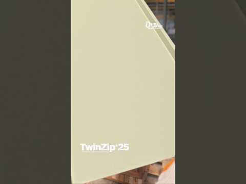 Minimal look. Maximum protection.  TWINZIP®25, where performance meets architectural elegance.