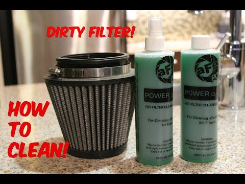 Takeda aFe Filter Maintenance
