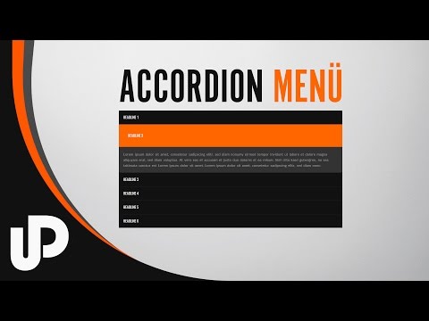 Easy jQuery Accordion Menü(Full Responsive)! [Tutorial]