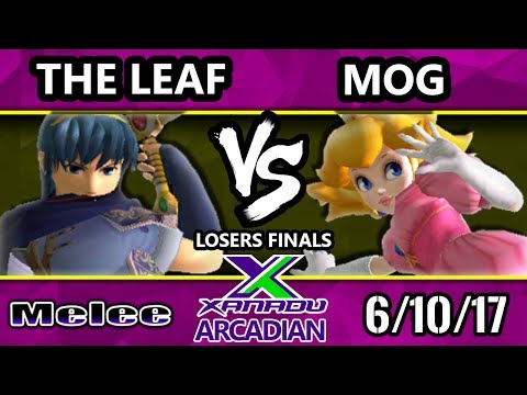 Melee - The Leaf (Marth) Vs. Mog (Peach) Spring Arcadian Losers Finals