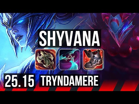SHYVANA vs TRYNDAMERE (TOP) | EUW Diamond | 25.15