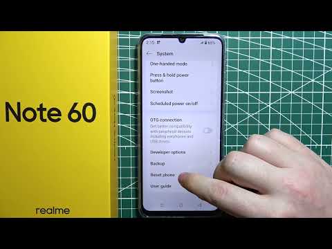 Realme Note 60: How to Reset Apps Preferences