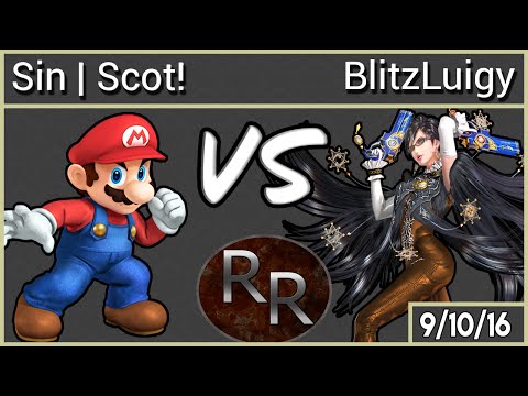 Rusty Rumble #4 (Winner's Finals) Sin | Scot! (Mario) VS BlitzLuigy (Bayonetta)